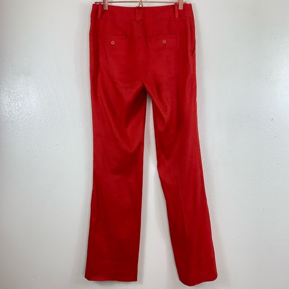 Anthro Elevenses burnt orange linen blend pants - Picture 2 of 6